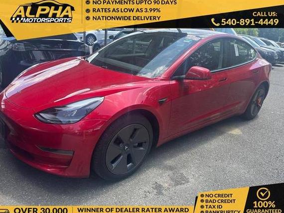 TESLA MODEL 3 2021 5YJ3E1EA7MF907423 image